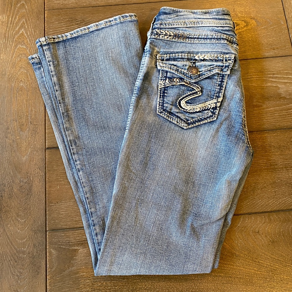 Silver Jeans Suki Mid Boot - waist 25 length 29